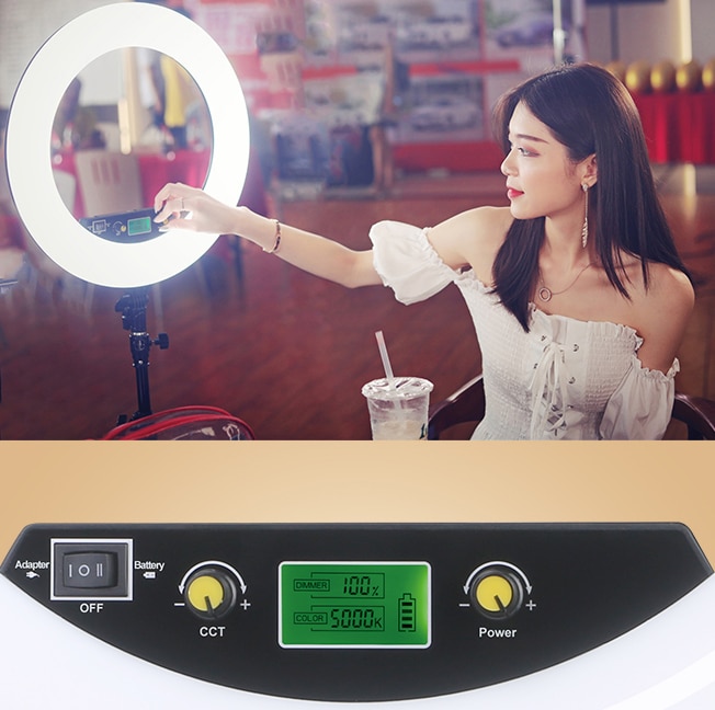 NiceFoto LR-480AII LED  Ʈ   Selfie ..